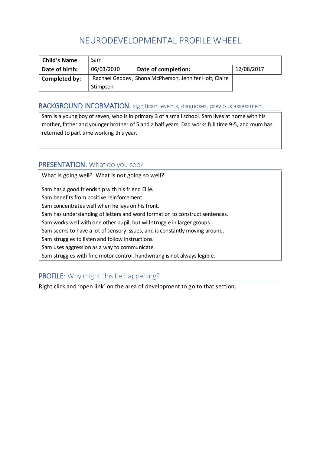 ND Profile Wheel – Primary Case Study