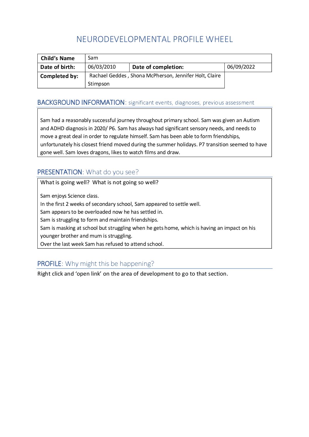 ND Profile Wheel – Secondary Case Study