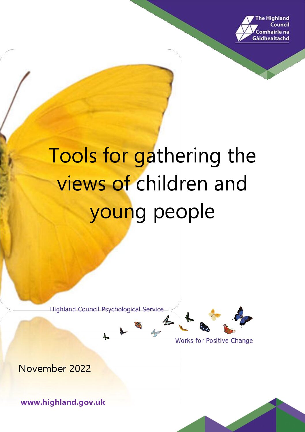 Tools for gathering the views of children and young people